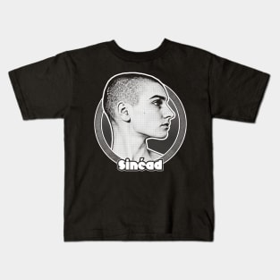 Sinead O'Connor // Retro Style Aesthetic Design Kids T-Shirt